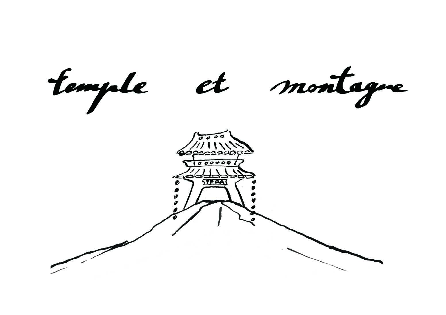 temple et montagne